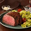 Top Sirloin Filets with Spinach-Lemon Pesto Pasta