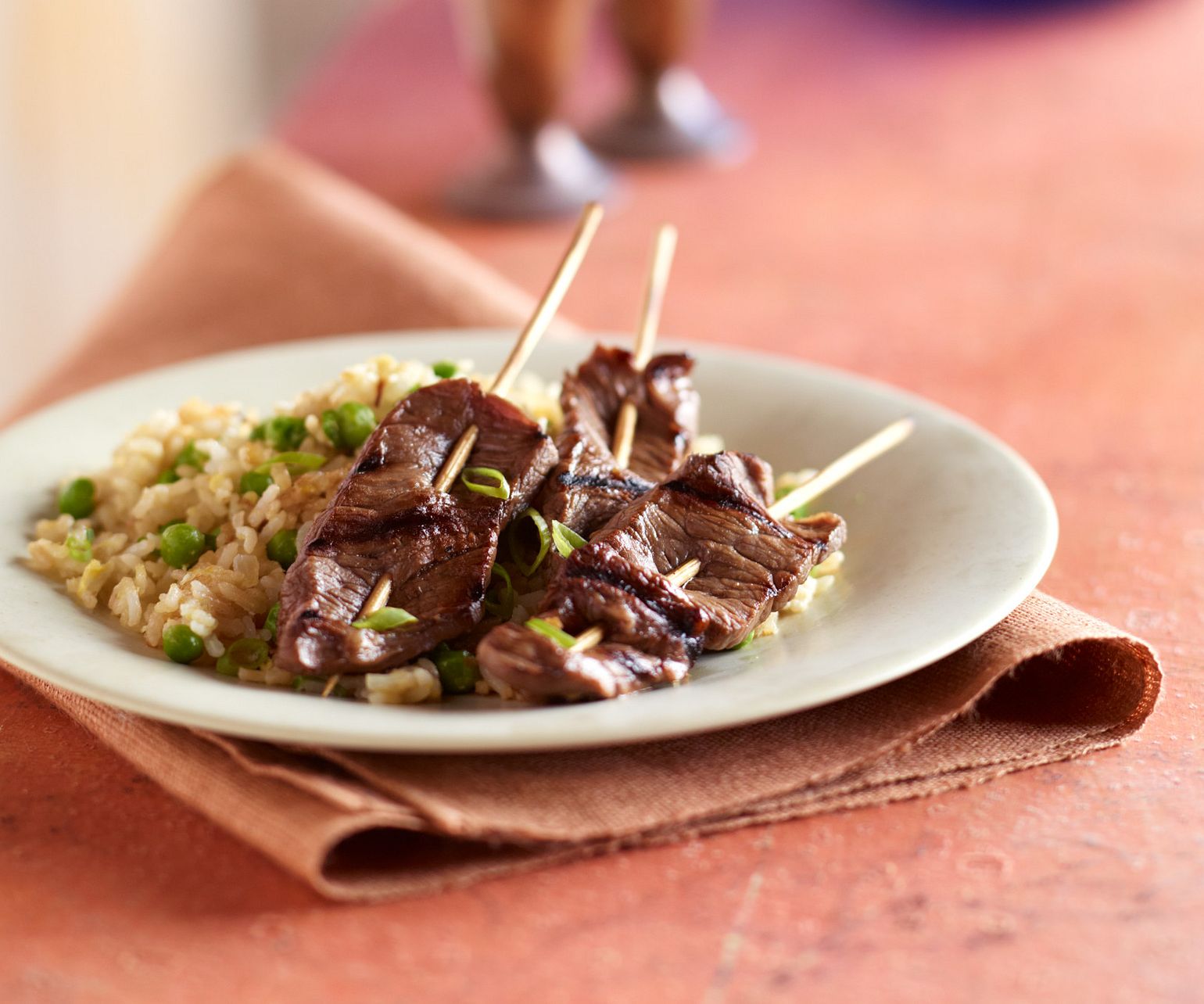 Teriyaki Steak Skewers