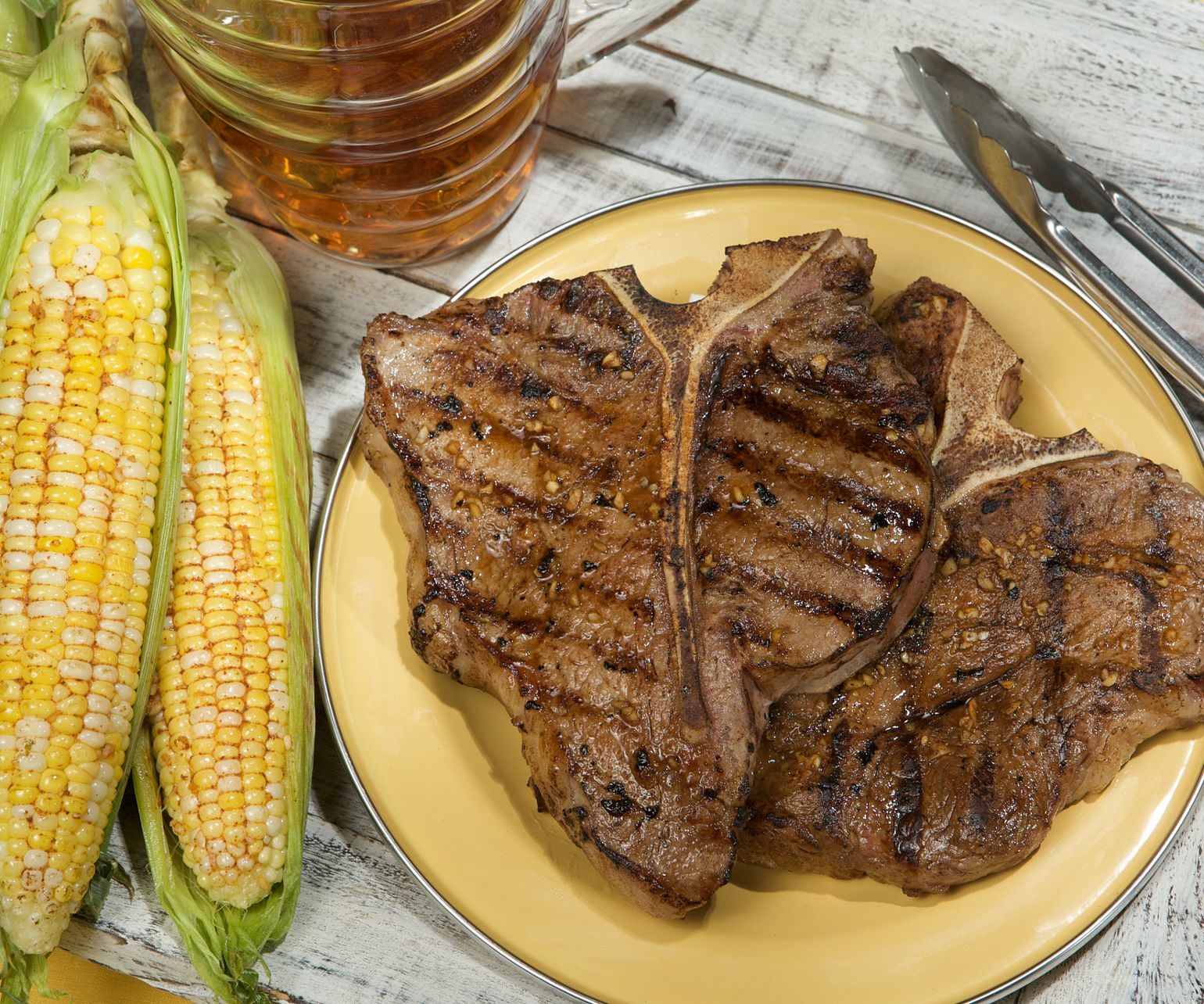 Santa Fe Grilled Beef Steaks & Corn