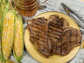 Santa Fe Grilled Beef Steaks & Corn
