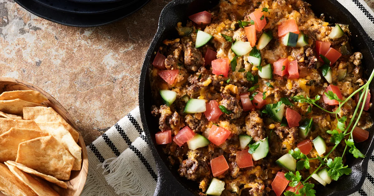 Cheeseburger Dip | Beef Loving Texans | Beef Loving Texans is your one-stop information center for b