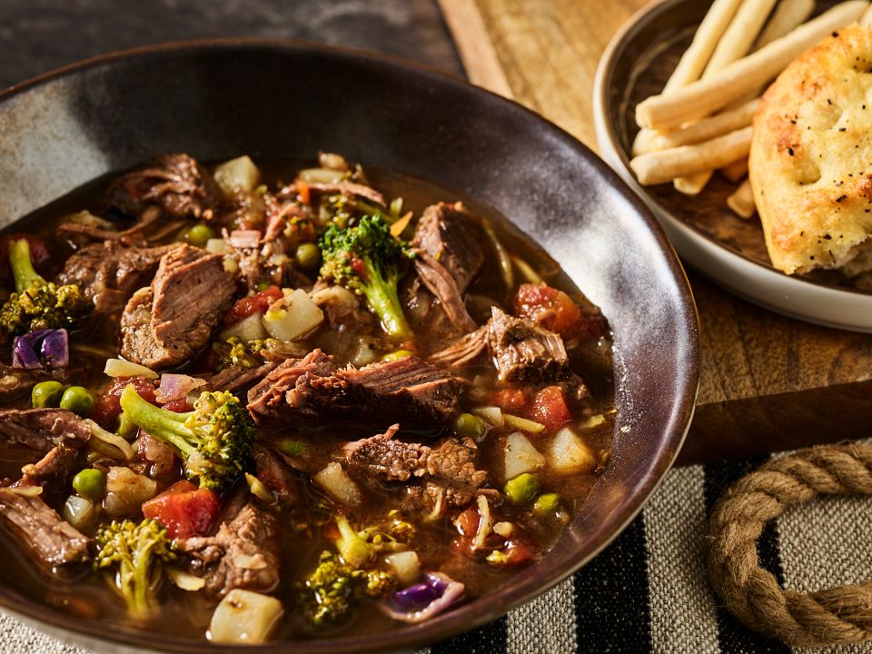 Slow Cooker Pot Roast Soup