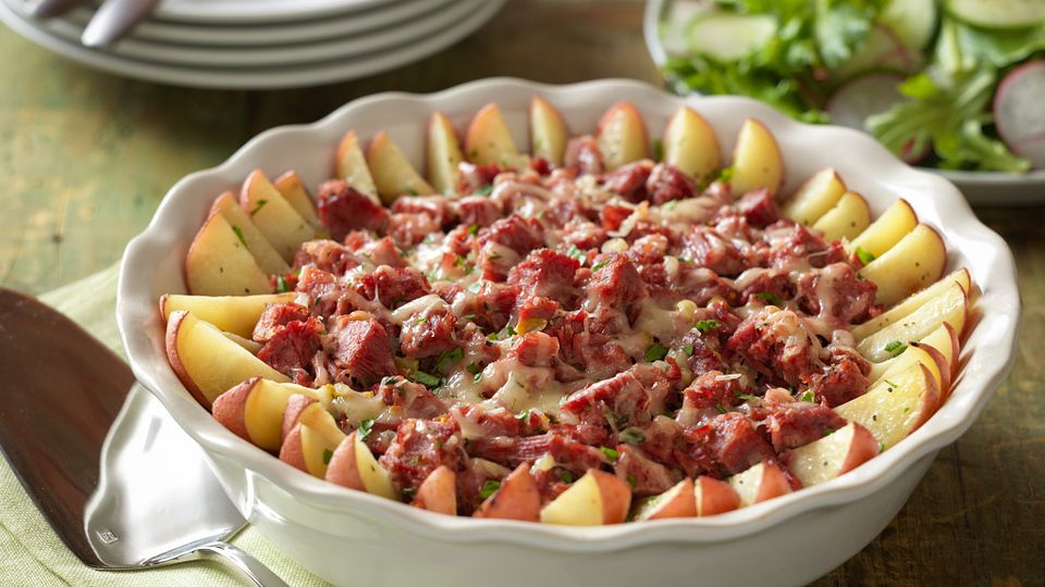 Rustic Corned Beef & Potato Bake