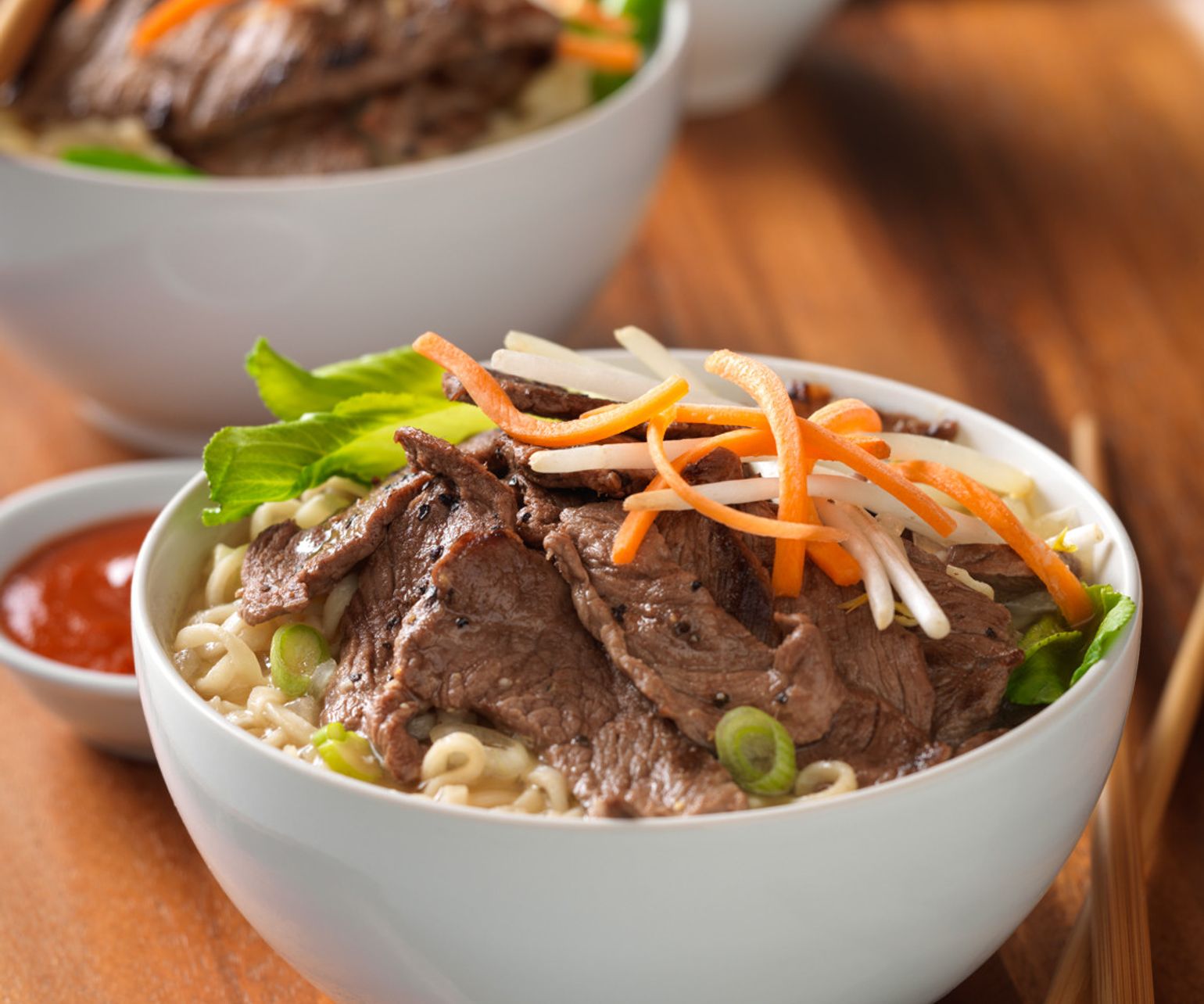 Beef Ramen Noodle Bowl