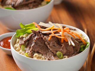 Beef Ramen Noodle Bowl