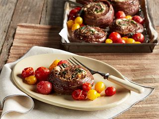 One Sheet Pan Mediterranean Beef Pinwheels