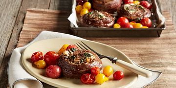 One Sheet Pan Mediterranean Beef Pinwheels