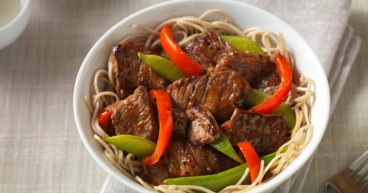 Tangy Beef Stir-Fry | Beef Loving Texans | Beef Loving Texans is your one-stop information center fo