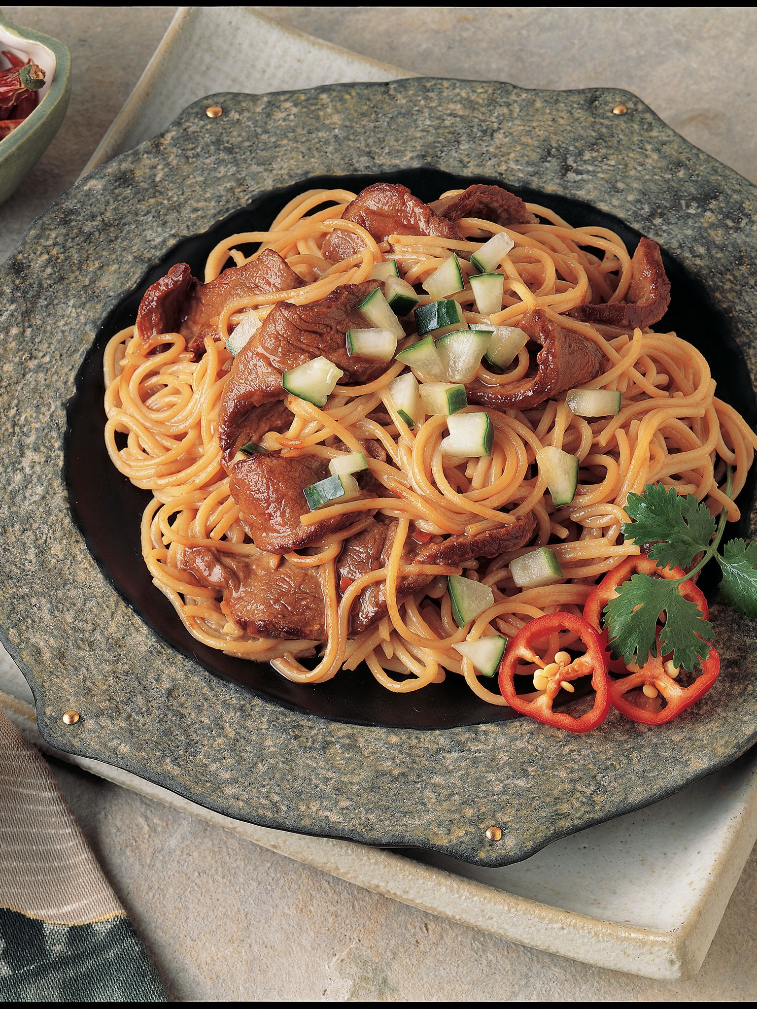 Beef & Pasta with Asian Peanut Sauce Beef Loving Texans