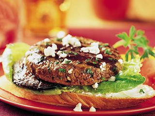 Mushroom Merlot Burgers