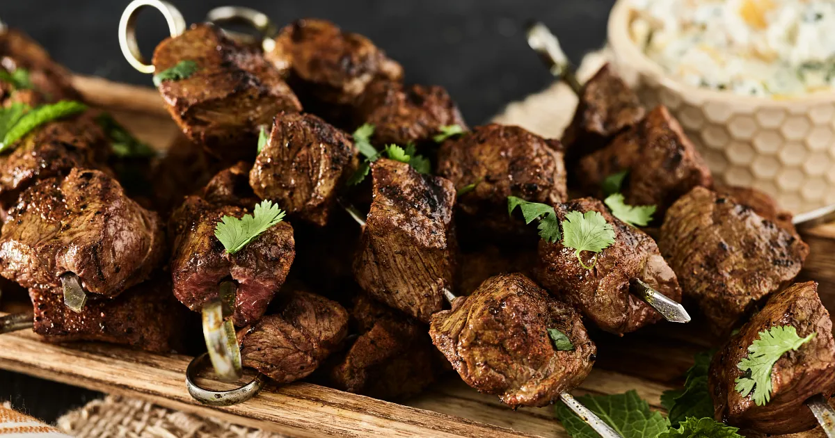 Beef Tikka with Pineapple Coconut Raita | Beef Loving Texans | Beef Loving Texans is your one-stop i