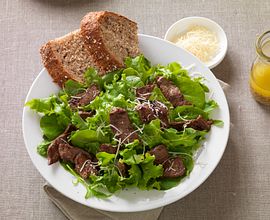 Lemon-Pepper Beef Top Sirloin Steak Salad