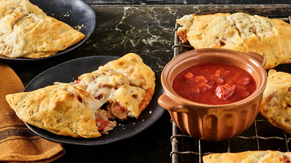Cheesy Meatball Pockets