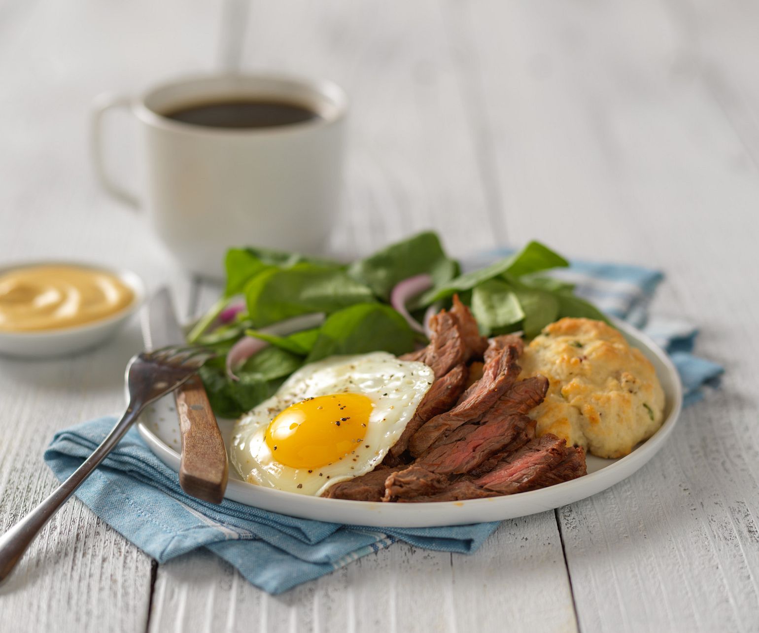 Southern Skirt Steak Benedict