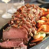 Bacon & Tarragon-Topped Beef Roast