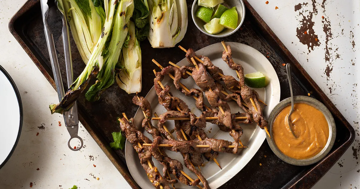 Beef Satay & Spicy Peanut Sauce | Beef Loving Texans | Beef Loving Texans is your one-stop informati