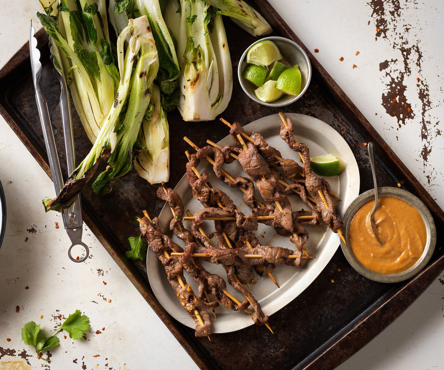 Beef Satay & Spicy Peanut Sauce