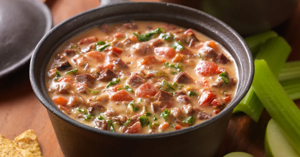 Beef and Kale Queso Fundido | Beef Loving Texans | Beef Loving Texans is your one-stop information c