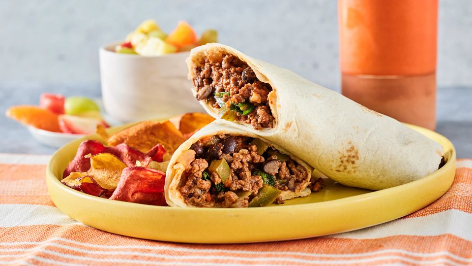 FY24 BIWFD Recipe Re-Shoot, Saucy Beef Wraps