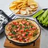 Cheesy Bourbon Hot Brown Skillet Dip