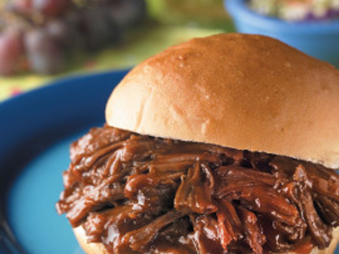 Bbq pulled shop beef sandwiches