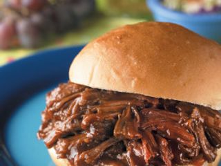 Shredded Beef Filling Two Ways Tangy BBQ Sandwiches