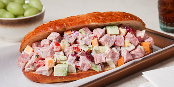 Chopped Salad Beef Hoagie