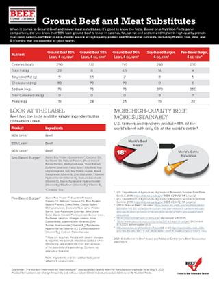 Meat Substitutes Fact Sheet