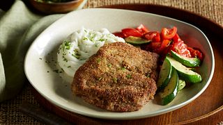 Country-Fried Steaks with Tomato-Basil Sauce
