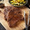 Grilled T-Bone Steaks with BBQ Rub