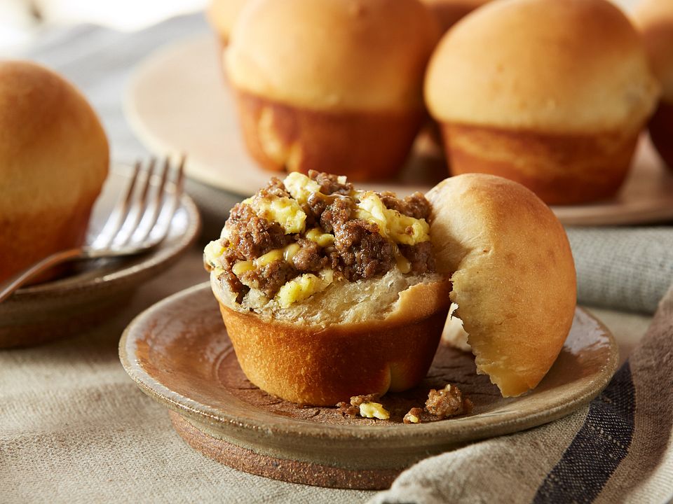 Easy Beef Breakfast Rolls