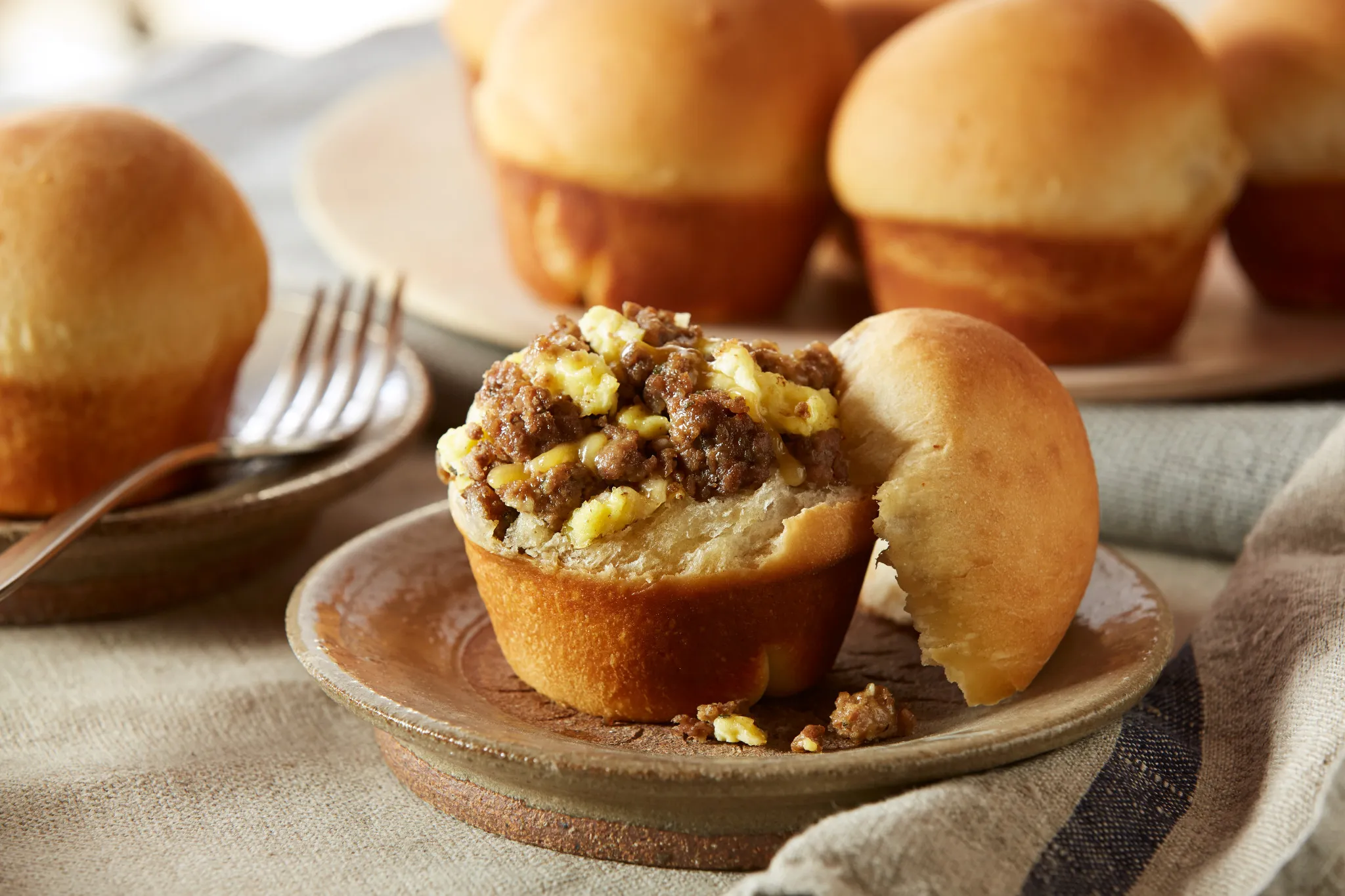 Easy Beef Breakfast Rolls