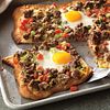 Beef Breakfast Pizza Olé