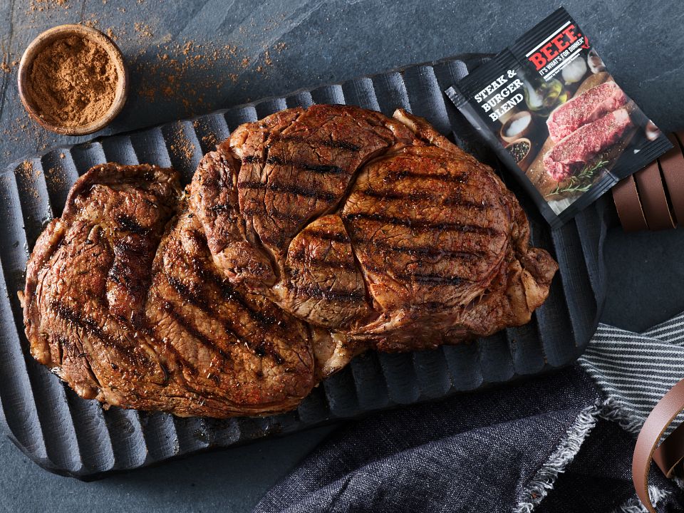 Grilled Cowboy Steaks