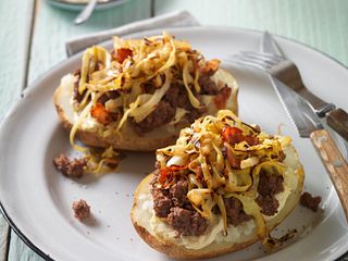 German-Style Beef Baked Potato