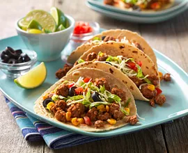 Confetti Beef Tacos