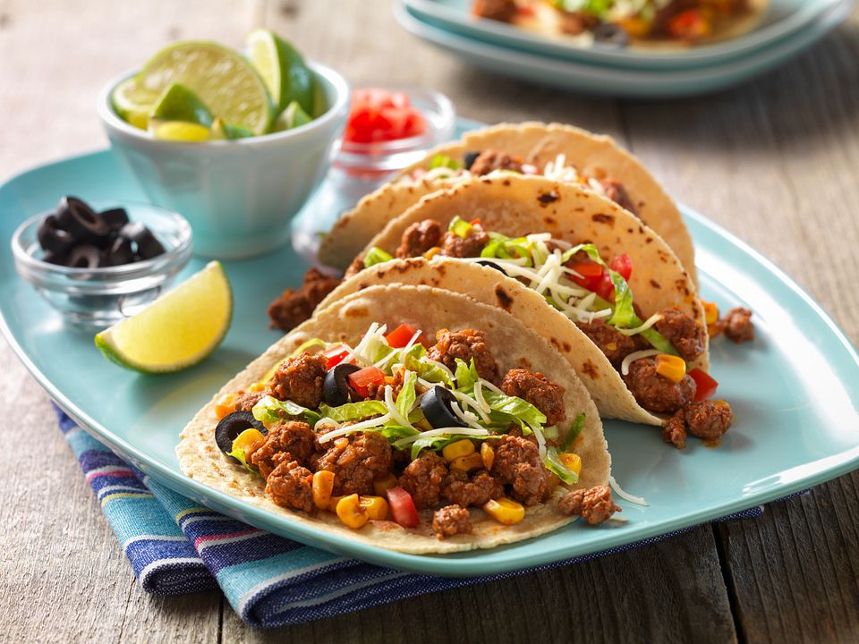 Confetti Beef Tacos