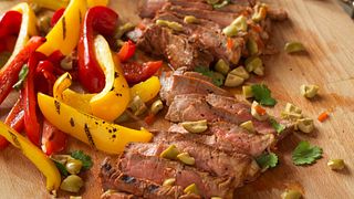 Spanish-Style Grilled Steaks with Olives