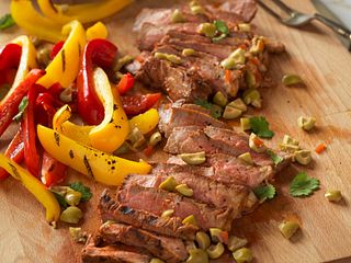 Spanish-Style Grilled Steaks with Olives