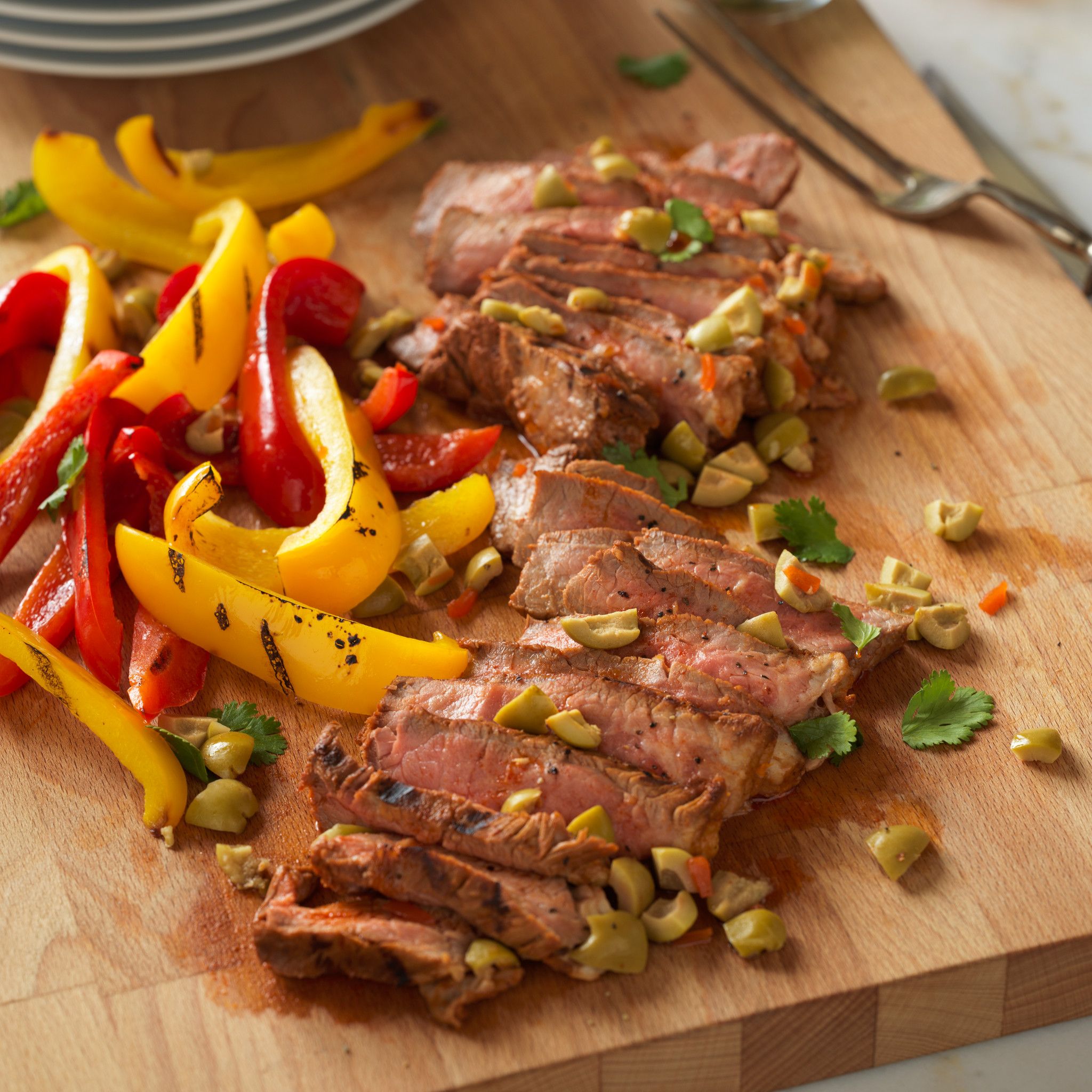 Spanish-Style Grilled Steaks with Olives Beef Loving Texans