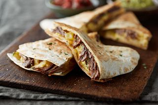 Shredded Beef & Egg Quesadillas