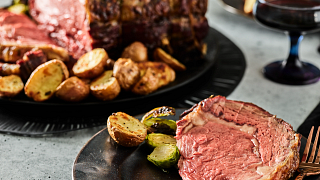 smoked herb rib roast