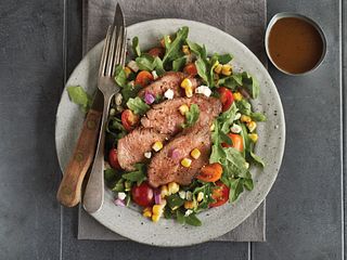 Grilled Beef Tri-Tip Salad with Balsamic Dressing