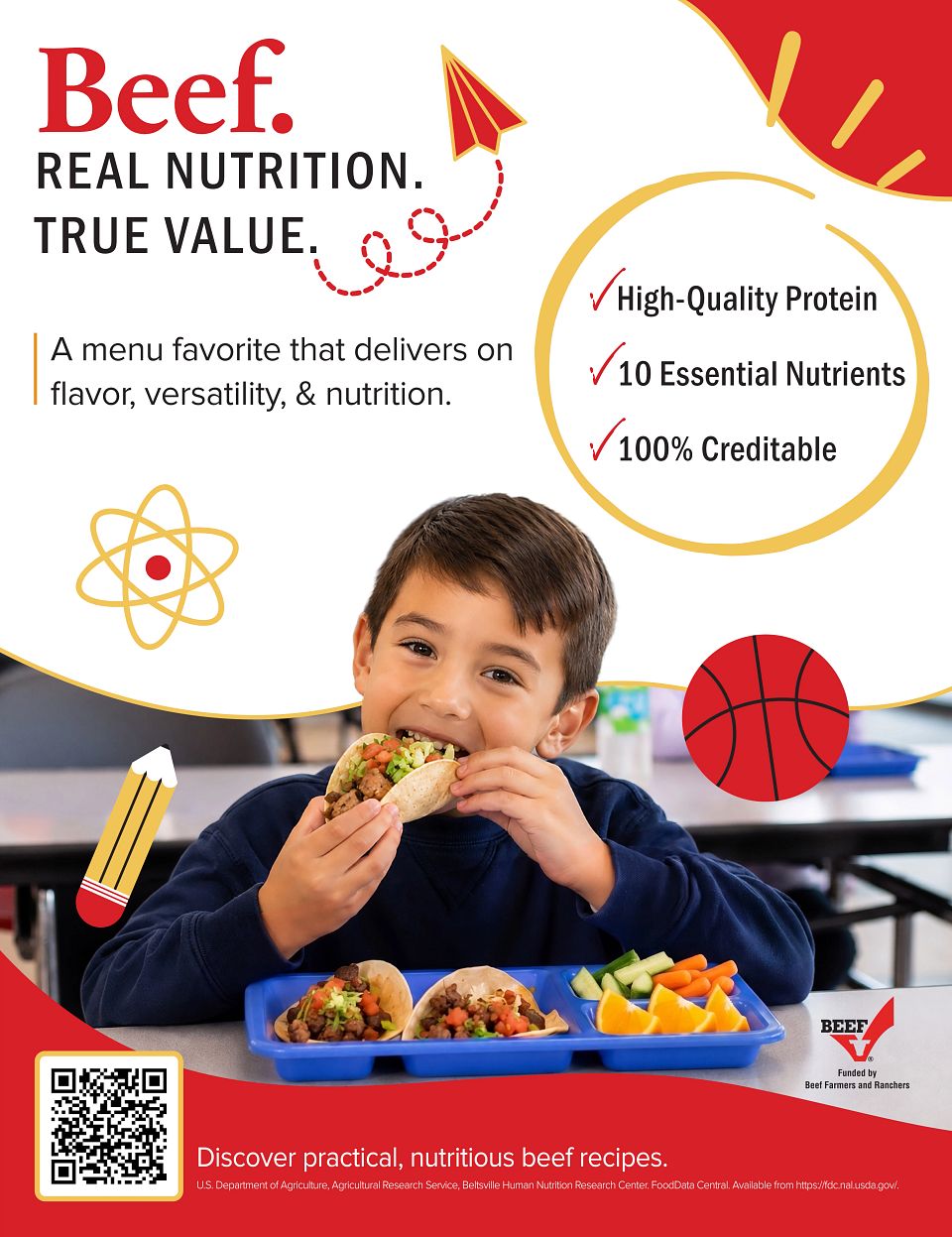 K-12 School Nutrition Ad