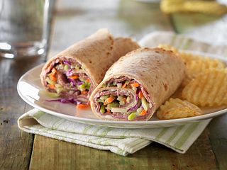 Roast Beef & Veggie Wraps