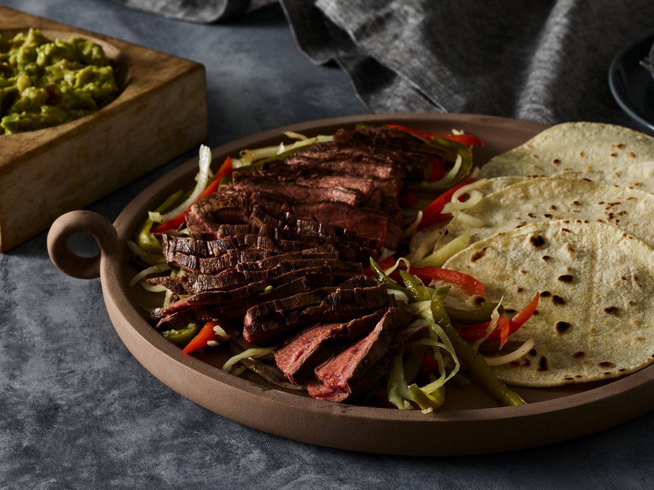 Sous Vide Flank Steak Fajitas