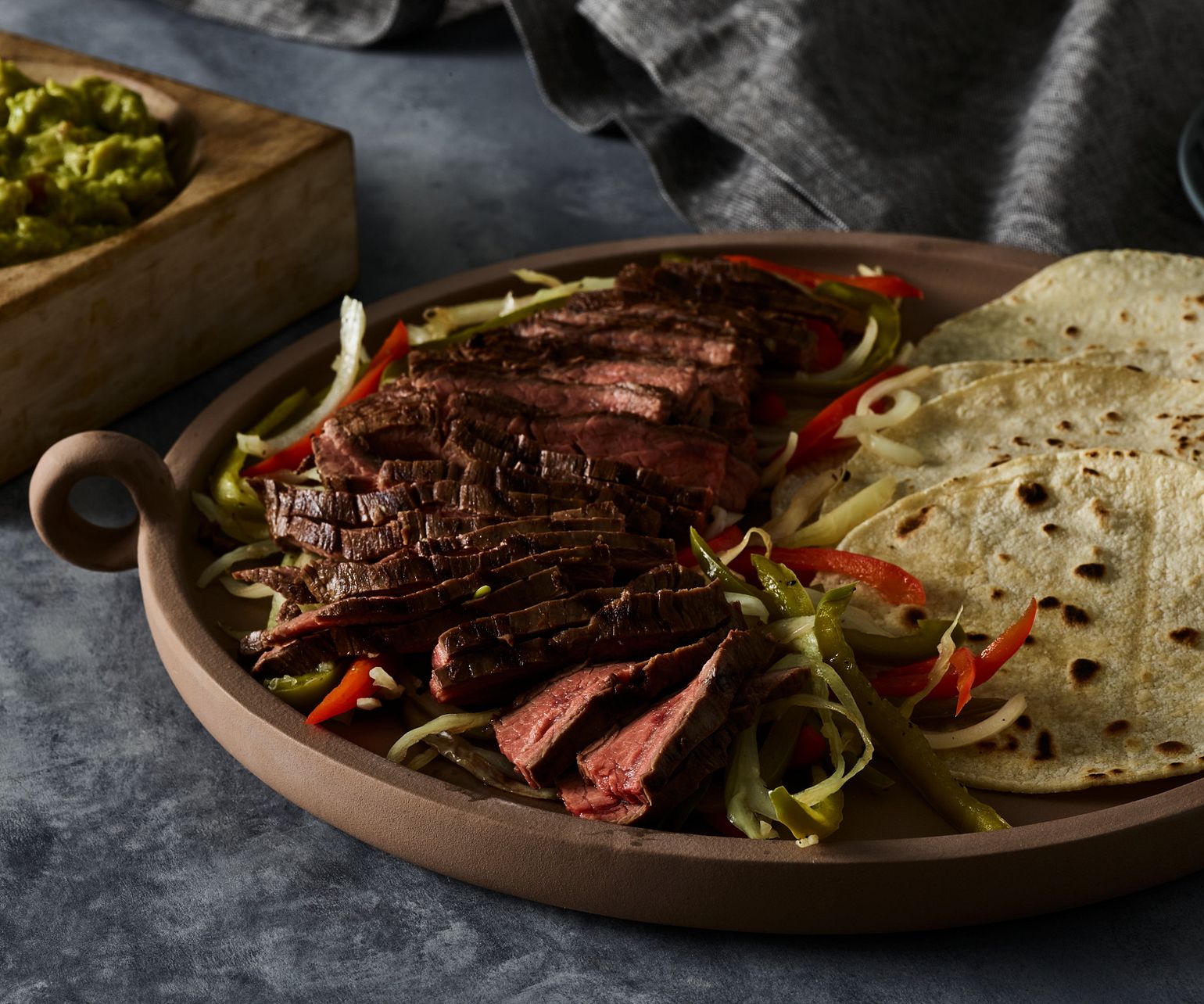 Sous Vide Flank Steak Fajitas