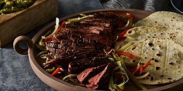 Sous Vide Flank Steak Fajitas