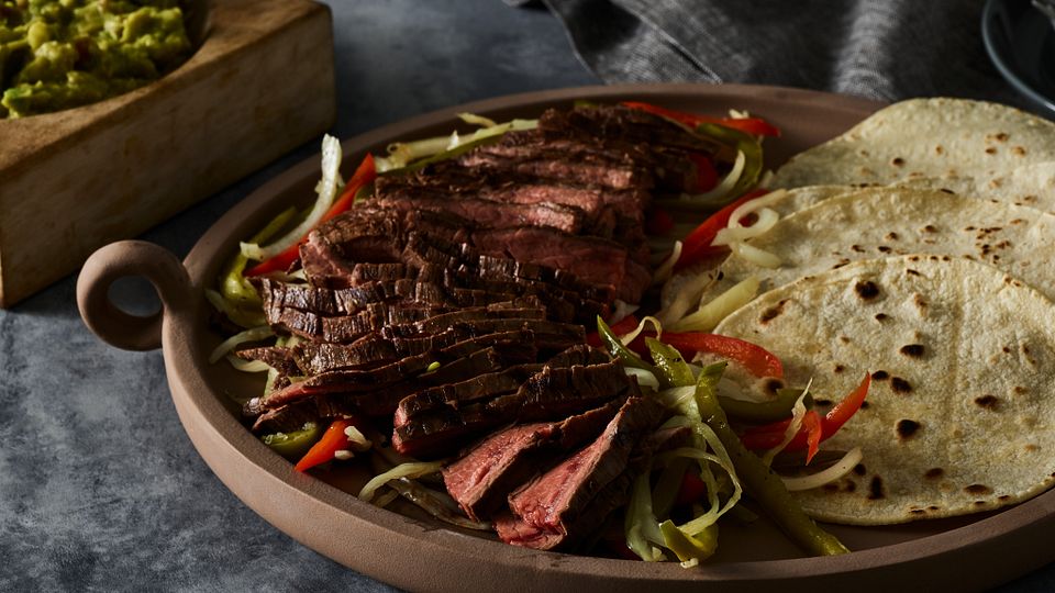 Sous Vide Flank Steak Fajitas