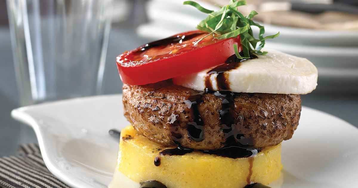 Caprese Polenta Sliders | Beef Loving Texans | Beef Loving Texans is your one-stop information cente